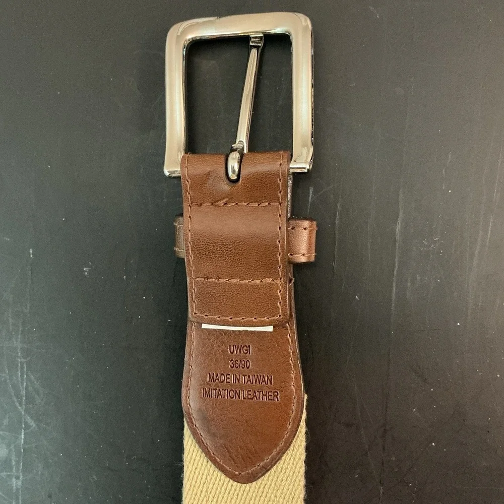 University of Tennessee Vols Canvas Belt Brown Orange Unisex EUC 42